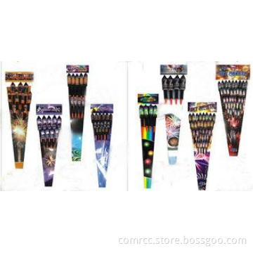 Custom un0336 1.4g consumer fireworks bottle rockets with P